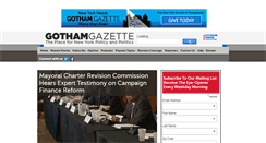 Desktop Screenshot of gothamgazette.com